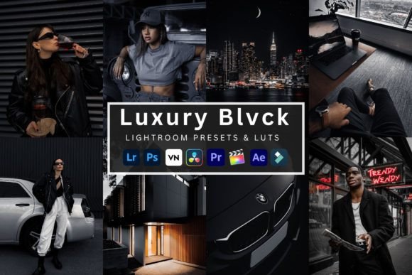 Download Luxury Blvck Lightroom Presets &amp; Luts - Premium Bundle